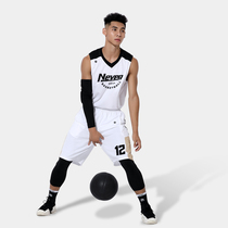 Basketball uniform mens customized large size basketball vest team uniform training competition team jersey basketball male printing number