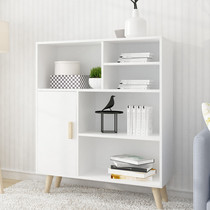 Miao Ge Nordic bookcase bookshelf combination landing simple modern Japanese small apartment simple shelf student bookcase