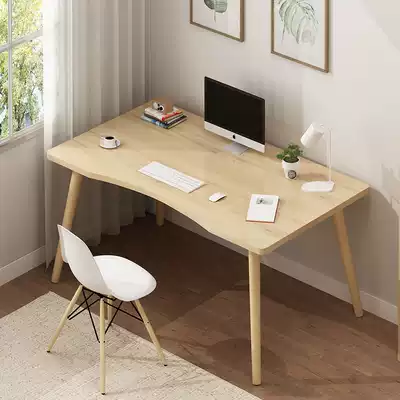Staff office computer desktop table simple modern assembly simple desk home desk imitation solid wood small table