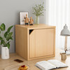Sufa kitchen bookcase storage cabinet multi-layer glass door bookcase storage rack desktop room storage box floor-standing free combination grid
