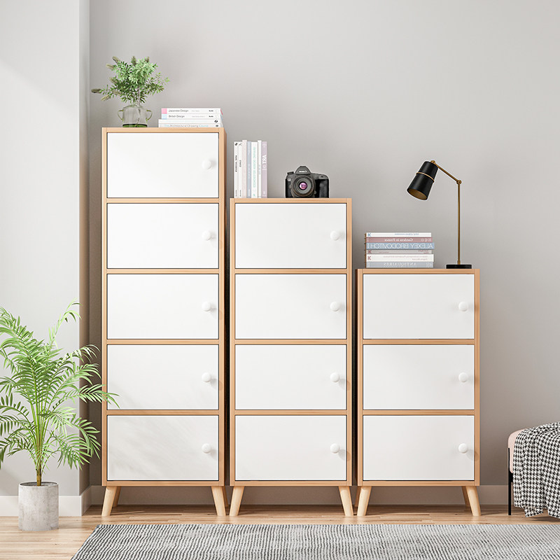 Nordic Bookcase Bookcase Minimalist Shelves Combined Disposal Cabinet Day Style Living-room Floor Simple Small Bookshelves