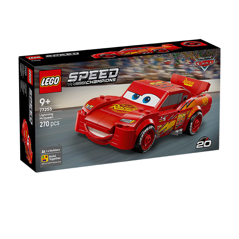 Lego Speed Super Racing Car 77255 Lightning Mcqueen Cars Boys Children's Building Block Toy Gift