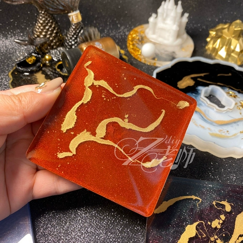 Z老师diy Клей Мраморный металлический порошок INS WIND Специальный эффект Порошок поверхностная линия подвеска порошок ab эпоксидная смола