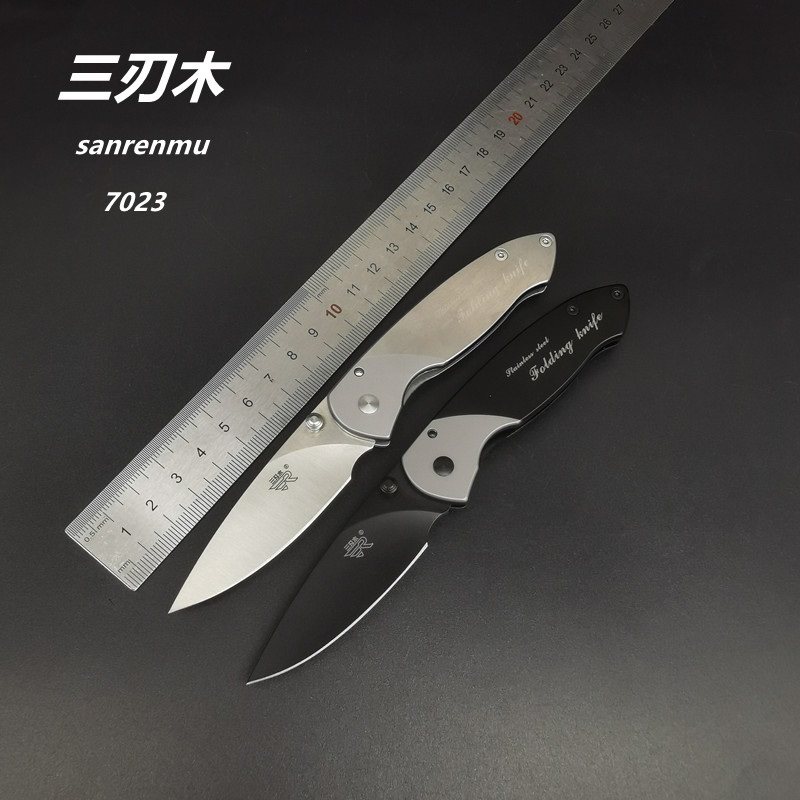 正品三刃木7023原723经典折叠刀:户外旅行必备神器,水果刀也能如此帅气!-其他户外刀具-淘宝好物网