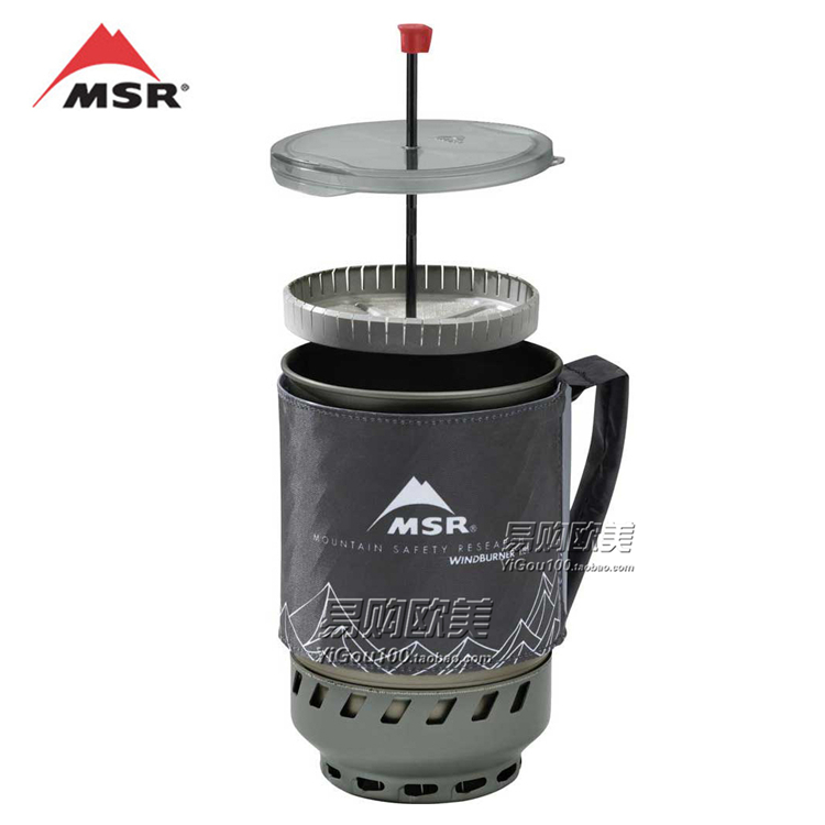 Nhập khẩu chính hãng Mỹ MSR đầy đủ hệ thống bếp chống gió ngoài trời lò phản ứng / bếp dầu đặt nồi bếp - Bếp lò / bộ đồ ăn / đồ nướng dã ngoại bếp nướng cồn mini
