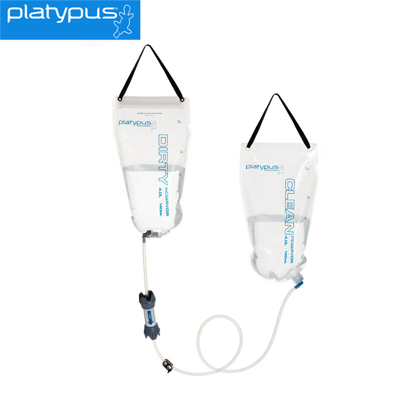 6 fold imported American Platypus ducknout outdoor 4L gravity filter water bag filter 07014