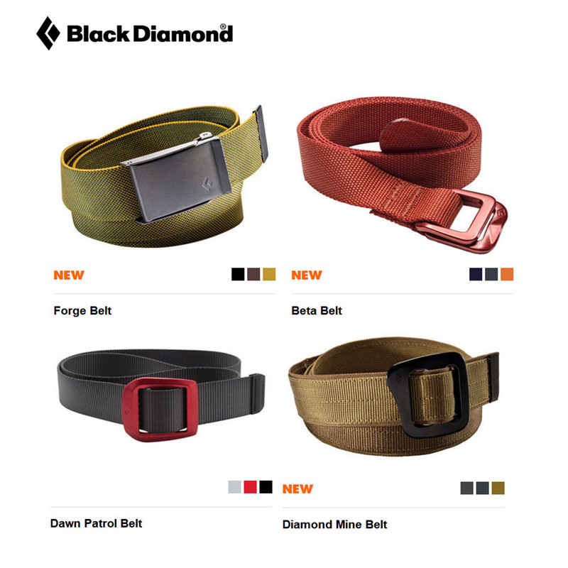 Imported US Black Diamond Black Diamond BD outdoor men and women 3 6CM wide nylon belt D3I5-Taobao
