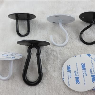 Nail-free Sticky Hook Ceiling Hanger Wall Top Hanging Wind Bells S Hook Students Dorm Bed Nets Suction Cups Iron Art Hooks