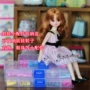 Bjd blythe azone Licca momoko búp bê nhỏ phụ kiện hộp lưu trữ có thể tháo rời búp bê dễ thương