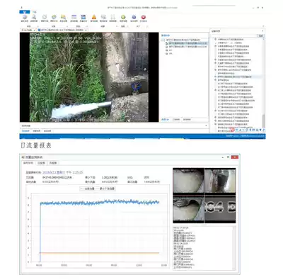 Reservoir power station flow monitoring Full set of water level video capture monitoring system Water and rain irrigation canal water level meter