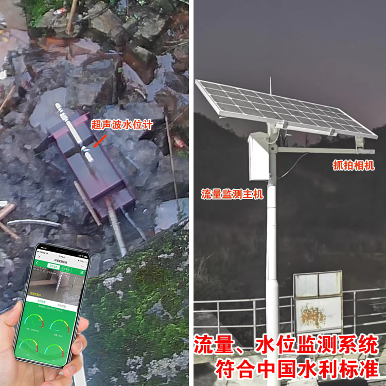 Power station ecological flow monitoring pipe change channel flow meter for real-time online remote monitoring of water flow sensor-Taobao