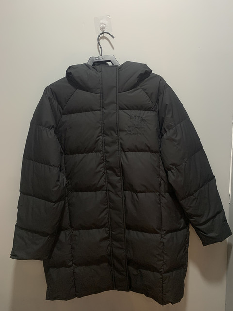 ANTA new winter warm and water-repellent women's mid-length down jacket 162618903