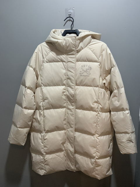ANTA new winter warm and water-repellent women's mid-length down jacket 162618903
