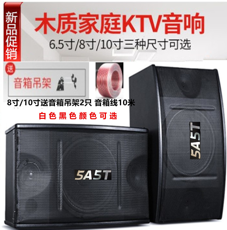 5A5T Xianke intelligent 6 5 inch 8 inch 10 inch home KTV card package Professional private room conference bar speaker pair