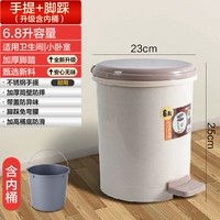 6,8 л коричневого цвета (с внутренней стволой)