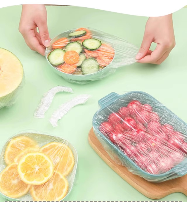 保鲜膜套 一次性保鲜膜套罩套食品级专用保鲜套家用冰箱碗盖厨房食物保鲜袋 Other home