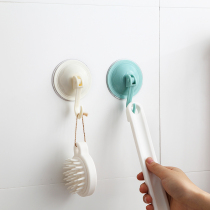 Adhesive hook suction cup kitchen non-punch wall rack Wall wall hanging coat hook bathroom wall hook door rear hanger