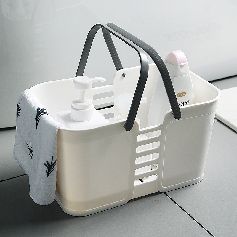 Portable bath basket plastic dressing room drain bath basket small bath basket bathroom bathroom sundries storage basket storage basket
