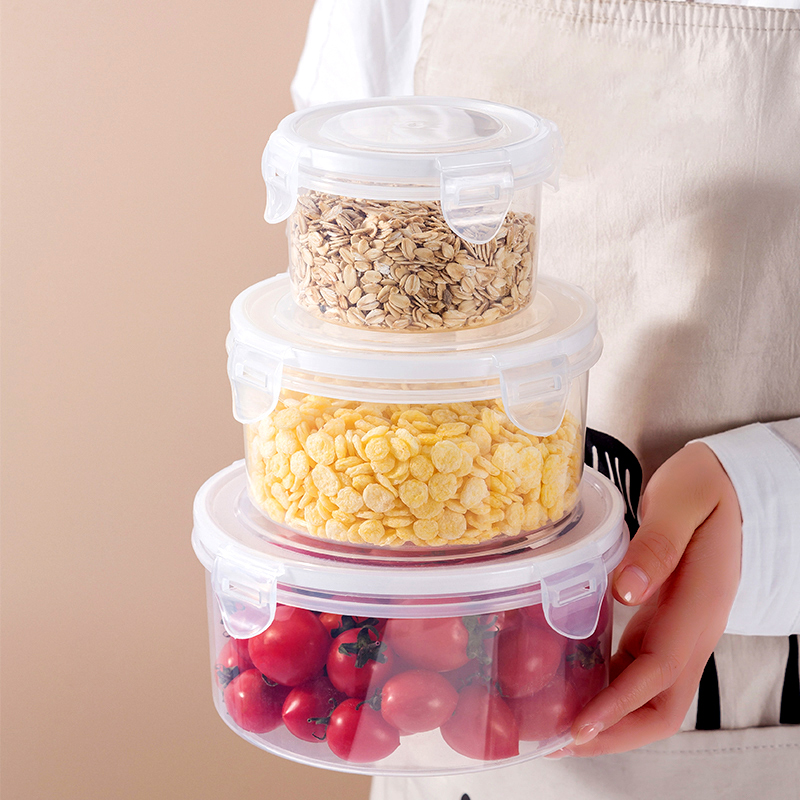 Refrigerator storage fresh-keeping sealed box with lid fresh-keeping box vegetable and fruit frozen sorting storage box food plastic box