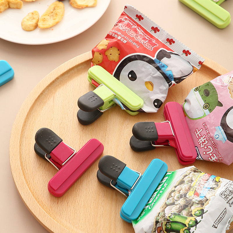 Kitchen finishing sealing clip food preservation tool clip snack bag milk powder tea sealing clip strong sealing artifact