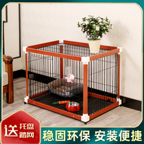 Wooden dog cage with toilet Dog fence Dog fence Pet cage Small and medium-sized dog isolation fence Indoor kennel