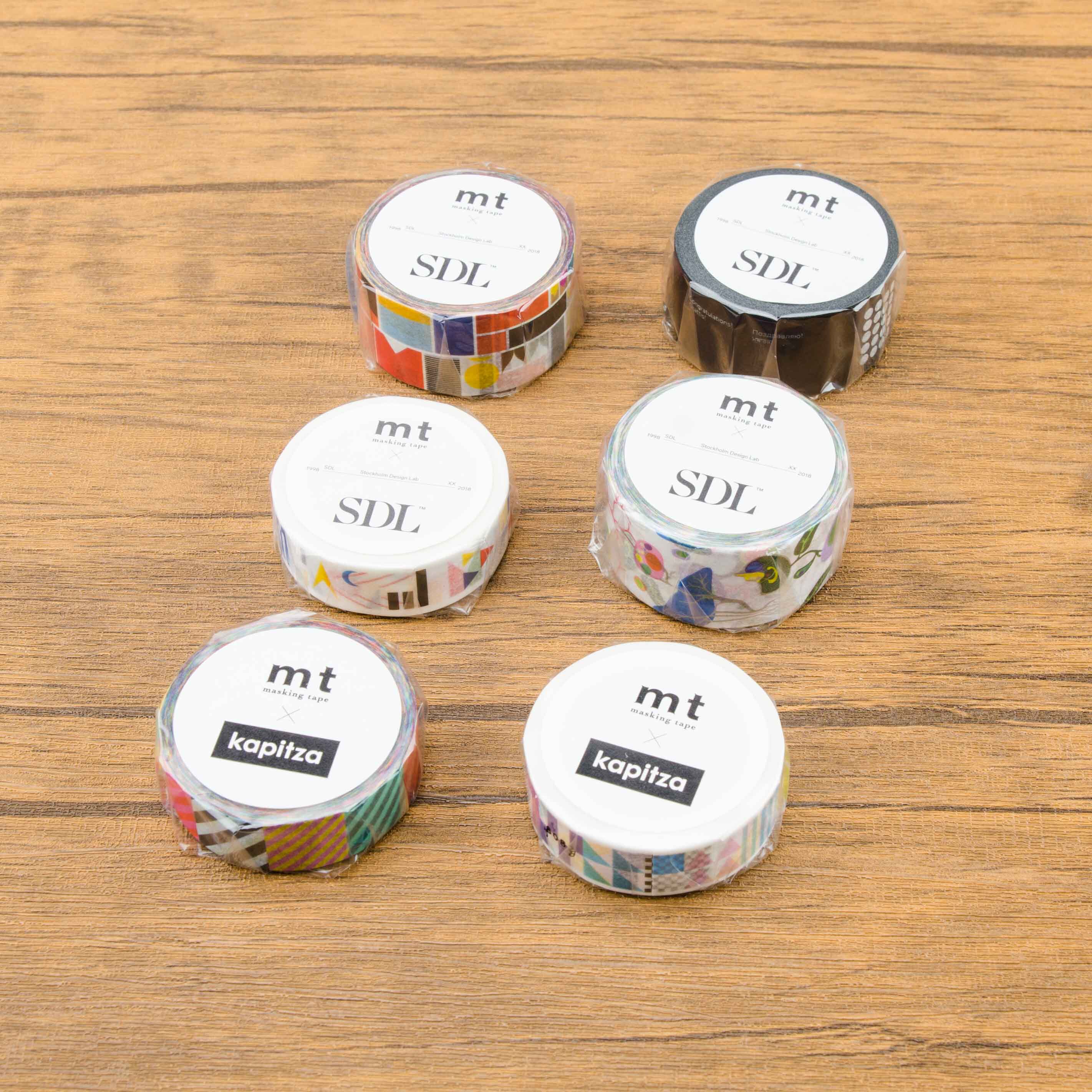 Stationery mt artist cooperation 2018 new art design and paper adhesive hand ledger decoration