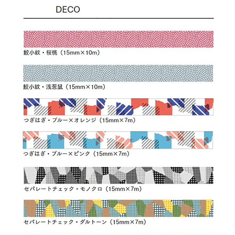 Japan mt and paper tape for the time of the