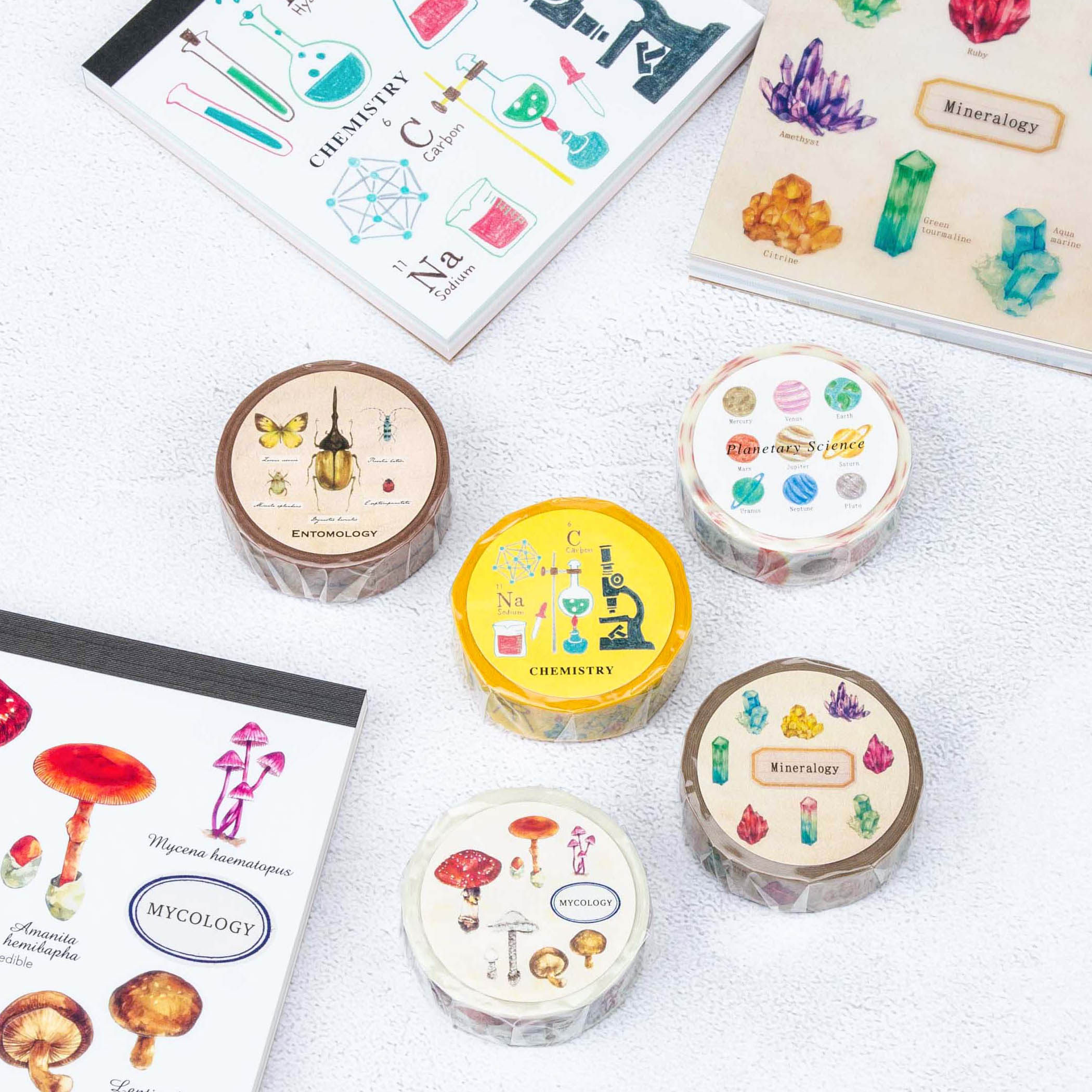 Japan greeting flash chemistry lab topic and paper tape Japanese hand ledger tape