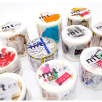 Japan MT and paper adhesive tape whole roll bottle ex series wide 35-50mm hand tent color adhesive tape diy decoration