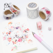 Cool Feng and Paper Adhesive Tapes Water Color Fizzy Hand Tent Digy Diary Decoration Little Fresher Collage