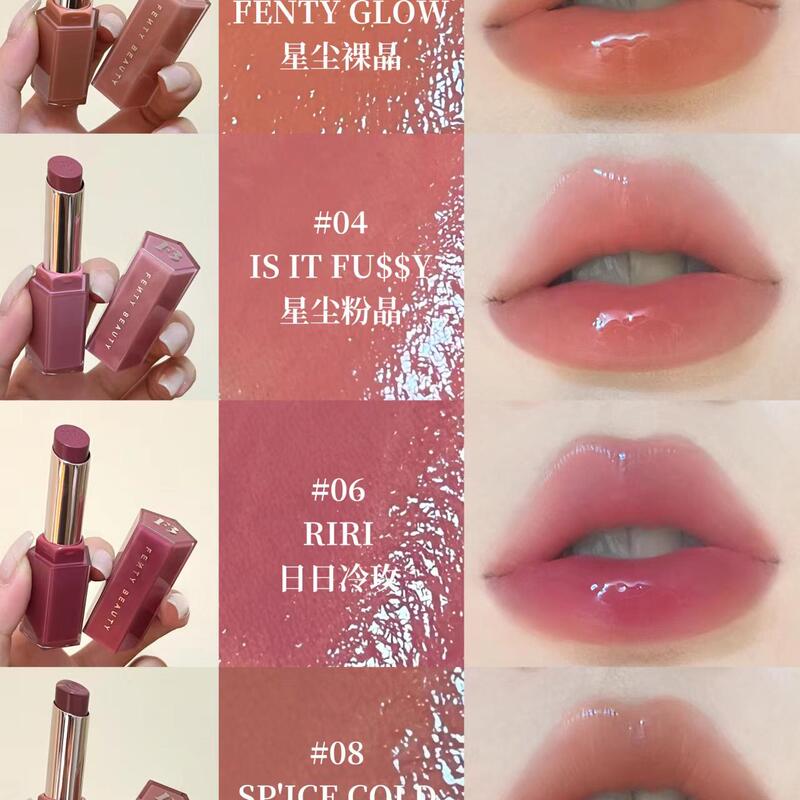 New Product Fentybeauty Rihanna Hydrating Lipstick Lip Glaze Lip Care Clear Lipstick Fenty Glow