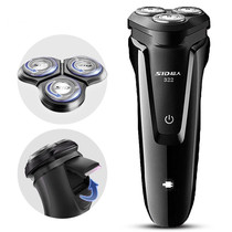 Superman razor RS322 three-head rotating sideburns trimmer line rechargeable mens electric shaving razor