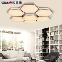 Crown Yard Hall lamp minimalist modern honeycomb-shaped led remote dimming toning hall suck top light creative bedroom light