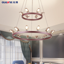 Crown Ya Full Hall Series Villa Duplex Stairway Big Chandelier Modern Minimalist Living-room Light Creativity Restaurant Hotel Clubhouse