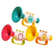 Yellow duck trumpet childrens toy blowing music baby can blow mini harmonica baby trumpet whistle instrument