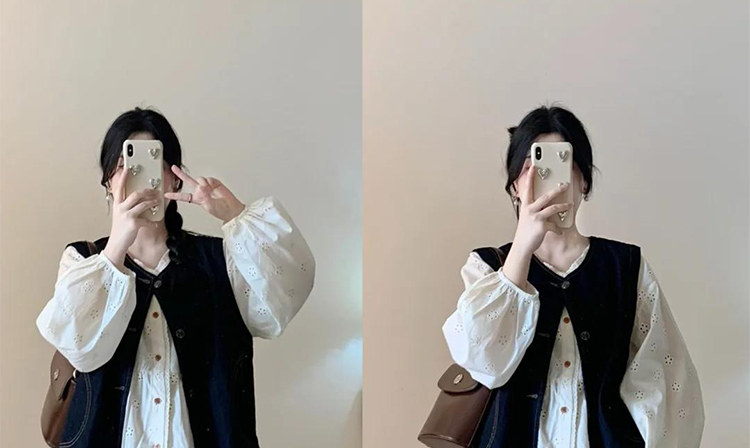 Maternity Wear Autumn Outfit Set 2026 New Retro Denim Vest Shirt Women's Wide-Leg Pants Casual Autumn Three-Piece Set — 20