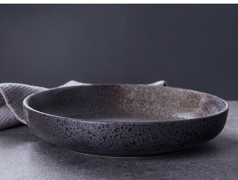 Japanese ceramics tableware soup bowl shallow bowl bowl of boiled fish pickled fish basin small never dish soup basin big soup plate deep plate