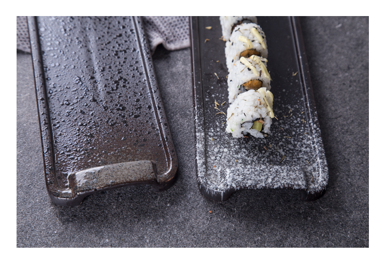 Creative Japanese ceramic disc rectangular plates of sushi plate strip plate sashimi of dish all the snack dish plate