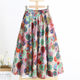 2023 Spring and Summer Literary Retro Floral A-Line Swing