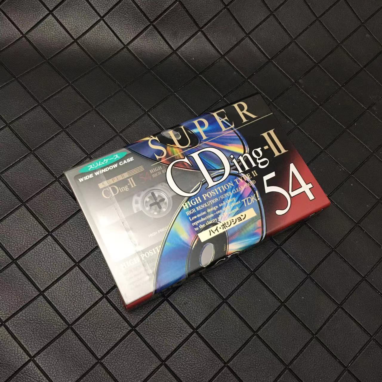 tdk super cding2 new class 2 blank tape recording recording of Japanese tape tape