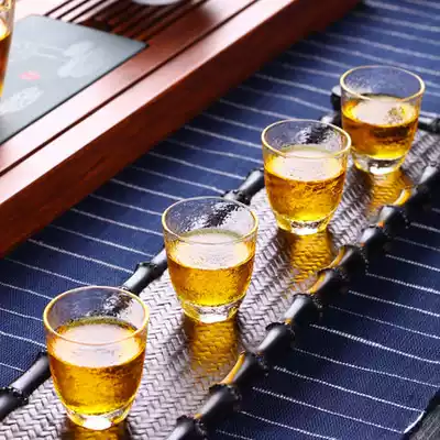 Japanese-style handmade hammer eye texture Cup heat-resistant glass handmade single Cup master small tea cup kung fu tea set smell Cup