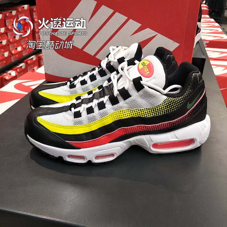 Thể thao nhanh Nike Nike AIR MAX 95 SE Nam đầy đủ Palm Air Cushion Sneakers Giày thường AJ2018 - Dép / giày thường