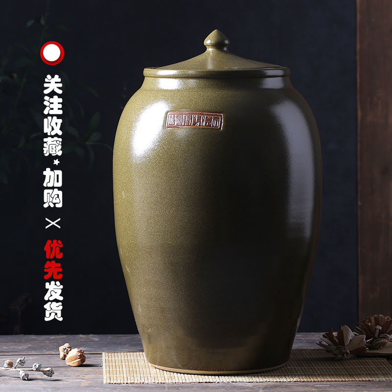 Period of ceramic barrel oil tank oil cylinder of jingdezhen ceramic jar jar jar 50 kg 100 jins