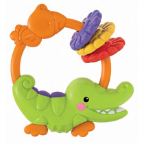 052 Little crocodile baby hand bell baby educational toy newborn baby tooth bite