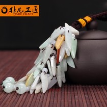 Extraordinary craftsman car car pendant Car fragment crescent pendant Jade jewelry pendant Safe hanging type