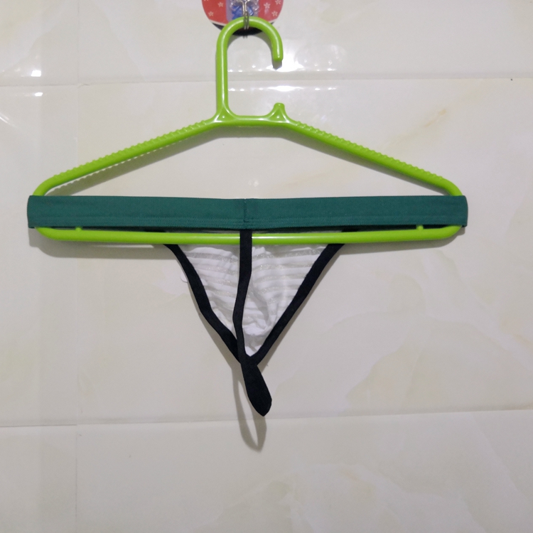 Mùa hè cho nam Thong Full Lưới trong suốt Tình dục thú vị Dải siêu mỏng thoáng khí Không có dấu vết T-U áo thun nam quần lót lọt khe xẻ đũng
