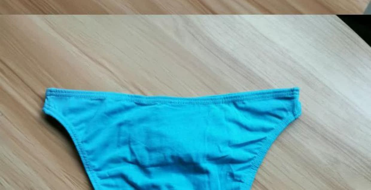 Quần lửng cotton nam thời trang eo thấp gợi cảm U lồi đồng phục bikini đen nĩa nam ngắn gọn hè shop đồ lót