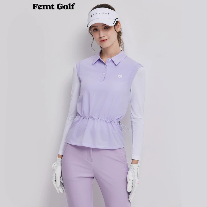 Femtgolf Women's Golf Tops Slimming Spring and Summer Polo Shirts Feather Tennis Wear Short Skirt Sports Suit Femtgolf Women's Golf Tops Slimming Spring and Summer Polo Shirts Feather Tennis Wear Short Skirt Sports Suit