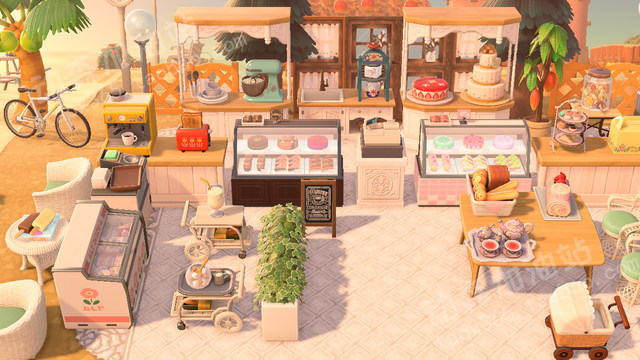 Animal Crossing Cake Shop 2.0 New Props Outdoor Set Animal Crossing Friends Club