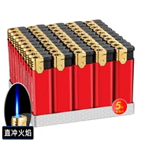 (Металлическая ветряная крышка) бумага Pure Red (50) Прямое пламя
